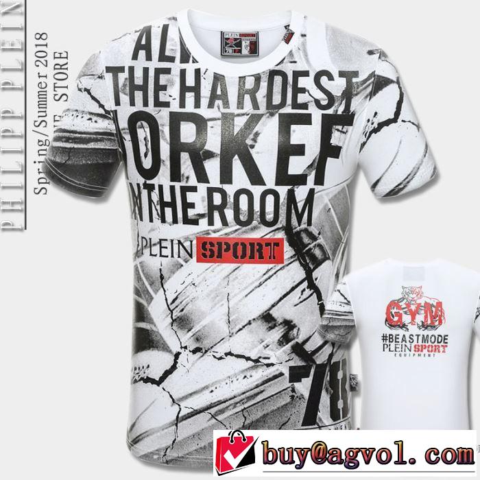 芸能人愛用 乾きやすい フィリッププレイン PHILIPP PLEIN 2018春夏新作 半袖Tシャツ 2色可選
