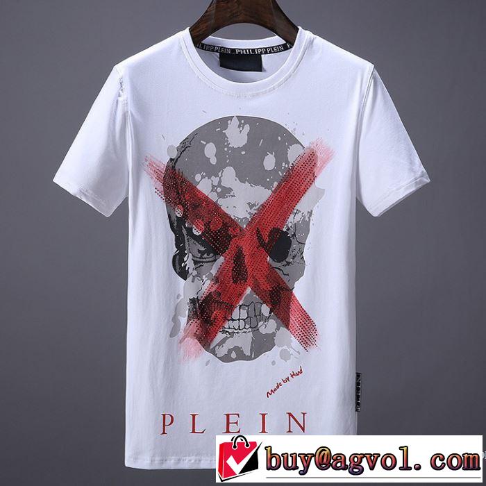クールビズ 2018春夏新作 半袖Tシャツ 2色可選 フィリッププレイン PHILIPP PLEIN 期間限定SALE