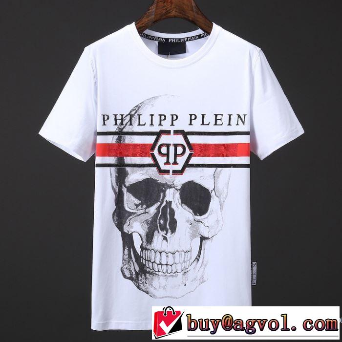 2色可選 フィリッププレイン PHILIPP PLEIN 2018春夏新作 快適な着心地 半袖Tシャツ 超お買い得