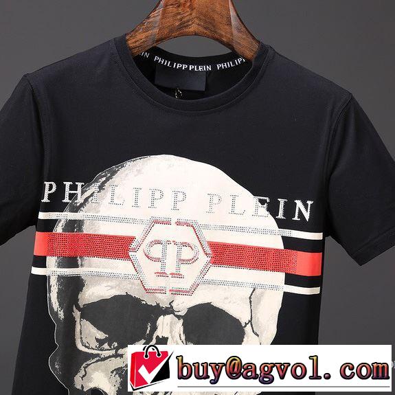 2色可選 フィリッププレイン PHILIPP PLEIN 2018春夏新作 快適な着心地 半袖Tシャツ 超お買い得