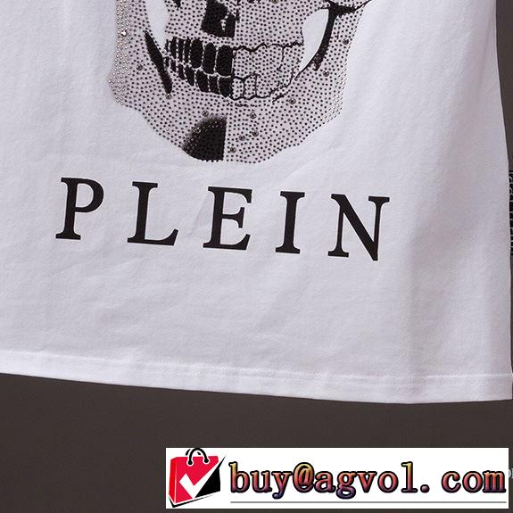乾きやすい 半袖Tシャツ 2色可選 フィリッププレイン PHILIPP PLEIN 2018春夏新作 高級感が漂う