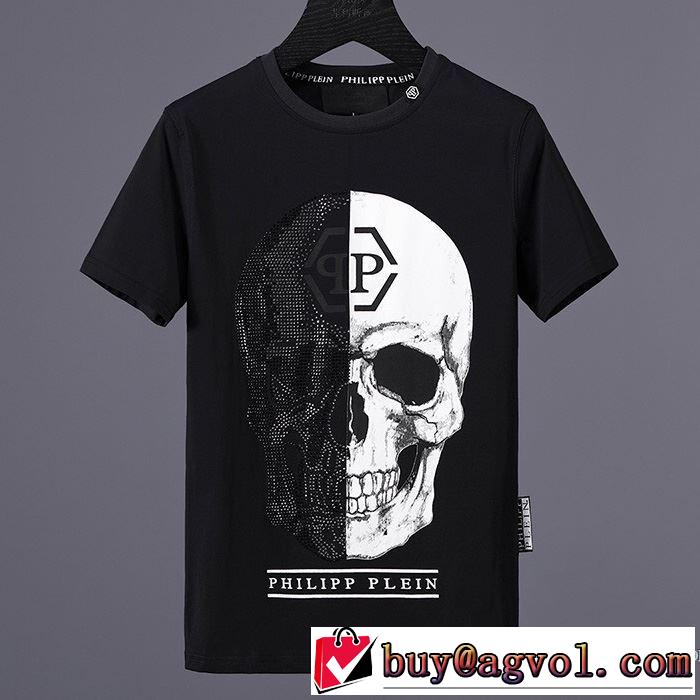 半袖Tシャツ 3色可選 フィリッププレイン PHILIPP PLEIN 通気性に優れた 2018春夏新作 履き心地