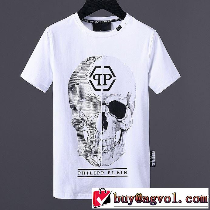 半袖Tシャツ 3色可選 フィリッププレイン PHILIPP PLEIN 通気性に優れた 2018春夏新作 履き心地