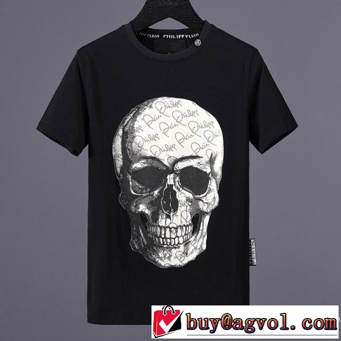 ラックスした雰囲気 2色可選 フィリッププレイン PHILIPP PLEIN 2018春夏新作 格好良いアイテム 半袖Tシャツ