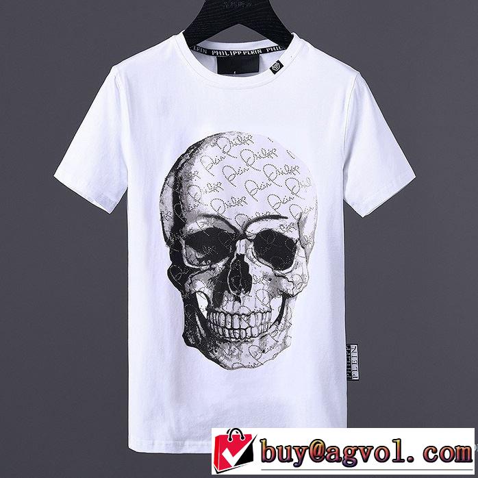 ラックスした雰囲気 2色可選 フィリッププレイン PHILIPP PLEIN 2018春夏新作 格好良いアイテム 半袖Tシャツ