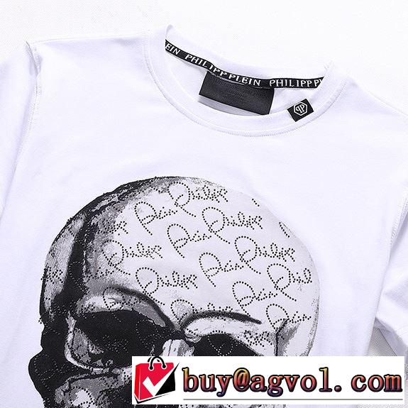 ラックスした雰囲気 2色可選 フィリッププレイン PHILIPP PLEIN 2018春夏新作 格好良いアイテム 半袖Tシャツ