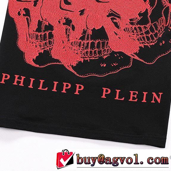 フィリッププレイン PHILIPP PLEIN 2018春夏新作 すっかり定番化 半袖Tシャツ 2色可選 肌に馴染みやすい