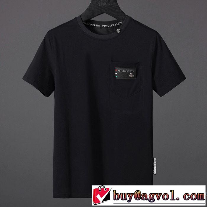 絶妙な新商品 2018春夏新作 半袖Tシャツ 3色可選 シンプル フィリッププレイン PHILIPP PLEIN