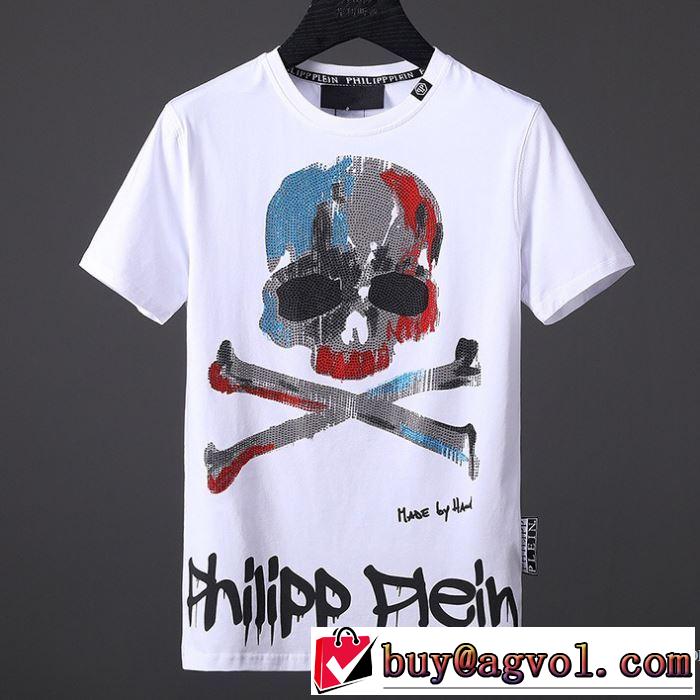 2色可選 優しいフィット感 フィリッププレイン PHILIPP PLEIN 2018春夏新作 半袖Tシャツ 再入荷！