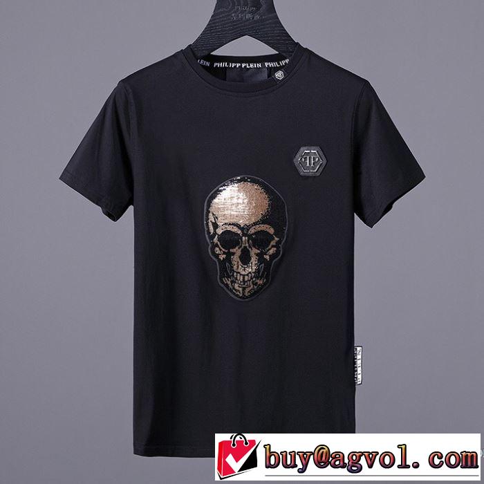 2018春夏新作 魅力をプラス 2色可選 超目玉 フィリッププレイン PHILIPP PLEIN 半袖Tシャツ
