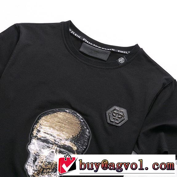 2018春夏新作 魅力をプラス 2色可選 超目玉 フィリッププレイン PHILIPP PLEIN 半袖Tシャツ