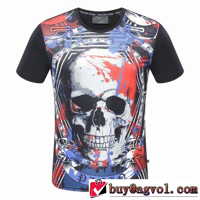 キレイめおしゃれ 2018年春夏入荷 フィリッププレイン PHILIPP PLEIN 半袖Tシャツ