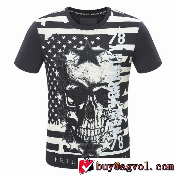 期間限定セール フィリッププレイン PHILIPP PLEIN 2018【SALE！】 半袖Tシャツ 2色可選