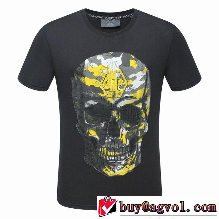 2色可選 2018最安値！ おすすめデザイン フィリッププレイン PHILIPP PLEIN 半袖Tシャツ