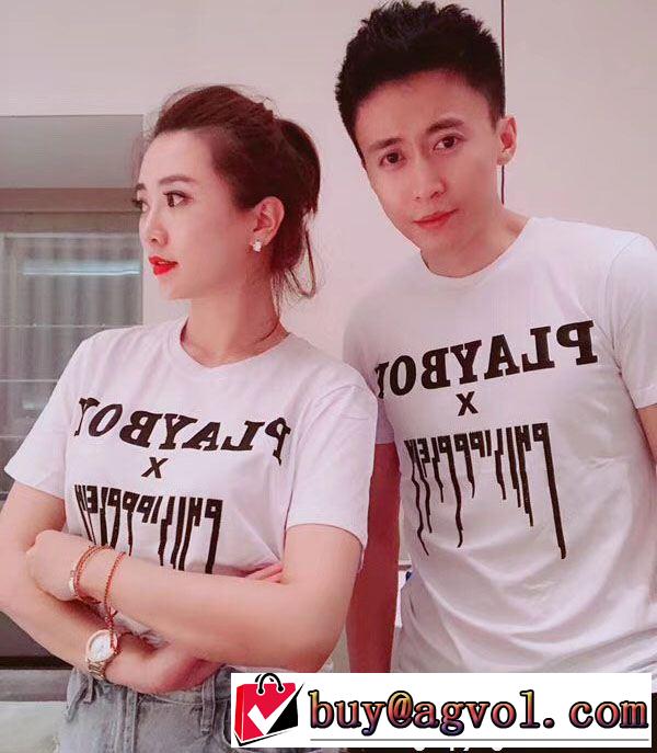  毎年流行り定番アイテムおすすめ 半袖Tシャツ 数量限定再入荷 フィリッププレイン PHILIPP PLEIN  2色可選 男女兼用