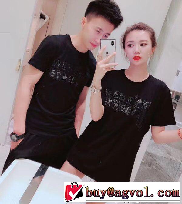  話題の新作到着！ フィリッププレイン PHILIPP PLEIN 2018年人気満々のブランド 2色可選 半袖Tシャツ  男女兼用 お買い得