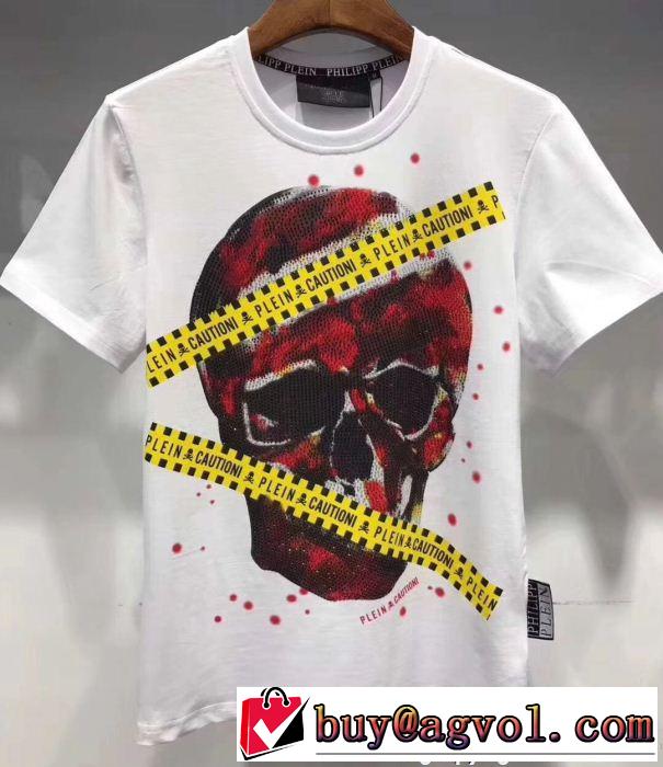 2018着回し度高めアイテム! 2色可選 夏季超人気 フィリッププレイン PHILIPP PLEIN 半袖Tシャツ 稀少*新品