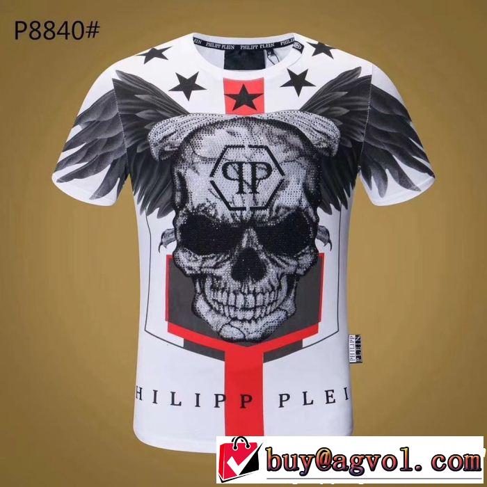  超激安価格フィリッププレイン PHILIPP PLEIN 2018新品入荷 2色可選 半袖/Tシャツ