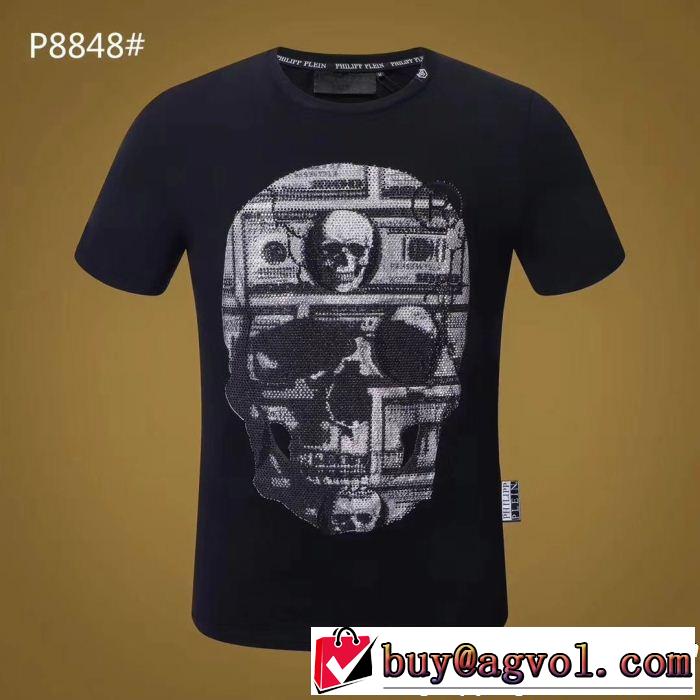 今年っぽくNEWファッションお買い得 フィリッププレイン PHILIPP PLEIN 2色可選 半袖/Tシャツ