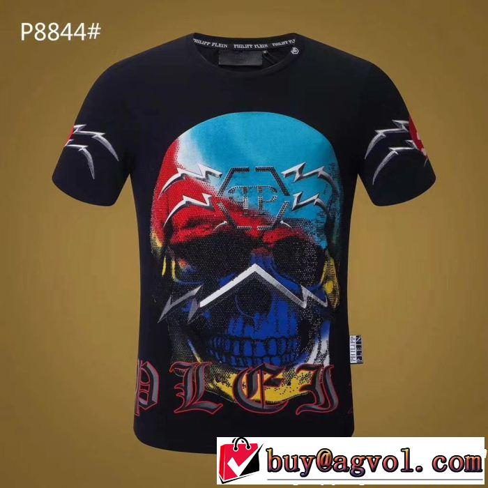 PHILIPP PLEIN 2018【SALE！】 2色可選 半袖/Tシャツ超激安価格フィリッププレイン
