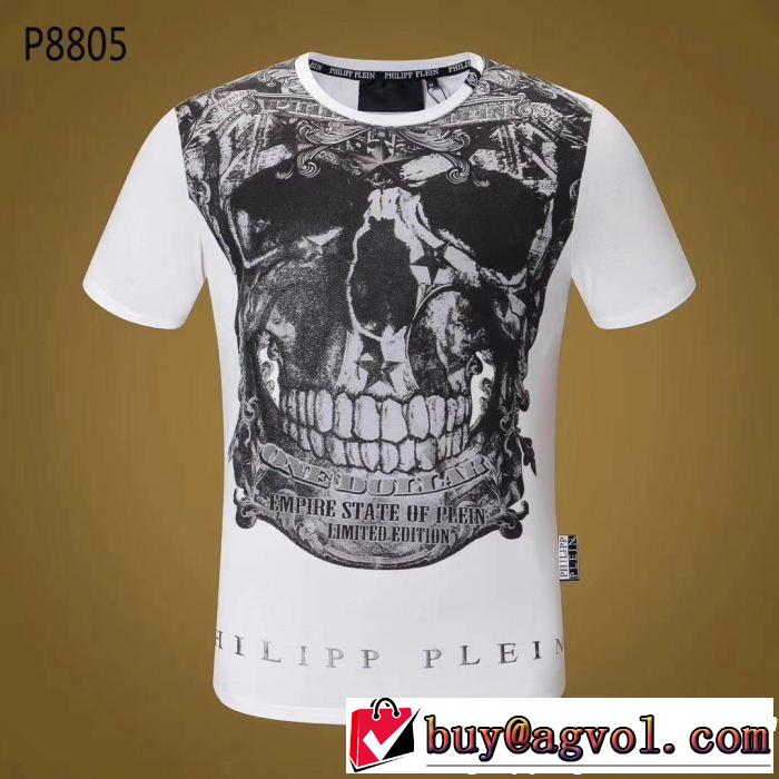 自然な肌触りフィリッププレイン PHILIPP PLEIN 2色可選 半袖/Tシャツ大人カジュアル