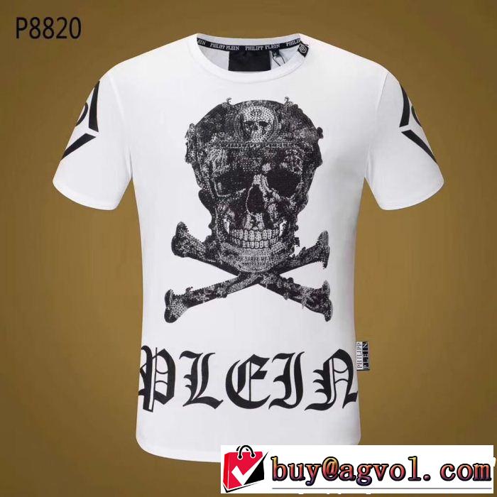 半袖/Tシャツ今季大人気新作登場フィリッププレイン PHILIPP PLEIN 2018新品入荷2色可選