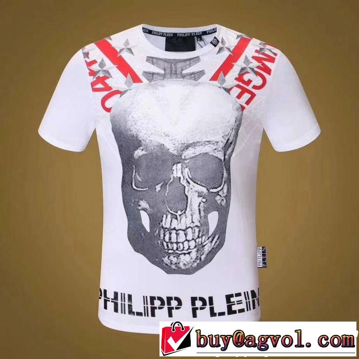  希少価値大 フィリッププレイン PHILIPP PLEIN 2色可選 半袖/Tシャツ快適な着心地