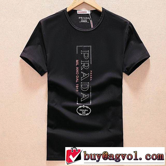 数量限定爆買い プラダ PRADA 快適な着心地 半袖Tシャツ 2018春夏新作 3色可選