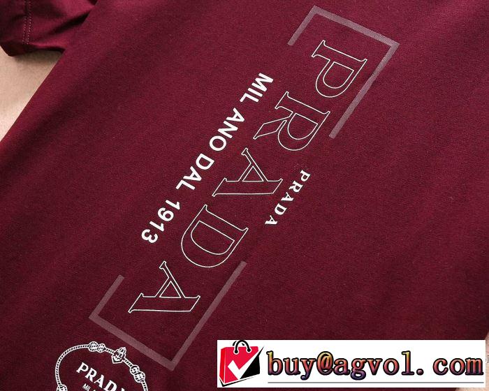 プラダ PRADA カジュアルスタイルに 半袖Tシャツ 2018春夏新作 3色可選 乾きやすい