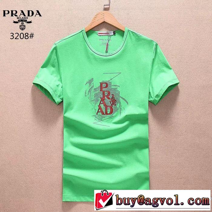 おすすめデザイン プラダ PRADA 快適な着心地 半袖Tシャツ 2018春夏新作 3色可選
