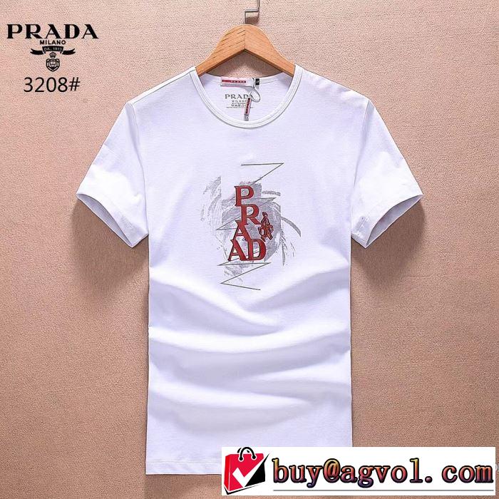 おすすめデザイン プラダ PRADA 快適な着心地 半袖Tシャツ 2018春夏新作 3色可選