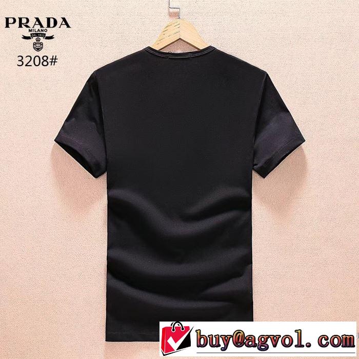 おすすめデザイン プラダ PRADA 快適な着心地 半袖Tシャツ 2018春夏新作 3色可選