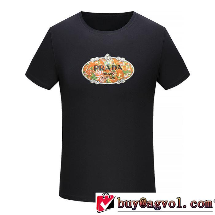優しいフィット感 プラダ PRADA 半袖Tシャツ 2018年人気満々のブランド 2色可選