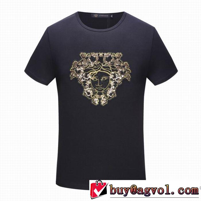 通気性に優れた ヴェルサーチ VERSACE 2色可選 半袖Tシャツ 2018春夏新作 驚きの低価格