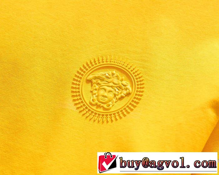2018春夏新作 収縮性のある 半袖Tシャツ 3色可選 ヴェルサーチ VERSACE 最近人気一番！