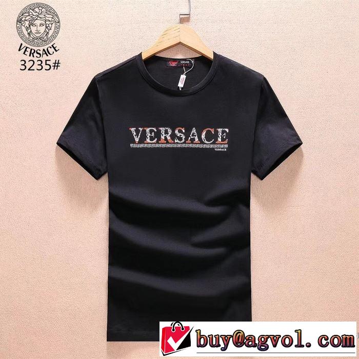 ヴェルサーチ VERSACE 3色可選 シンプル 2018春夏新作 半袖Tシャツ 履き心地