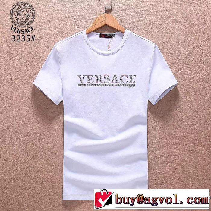ヴェルサーチ VERSACE 3色可選 シンプル 2018春夏新作 半袖Tシャツ 履き心地