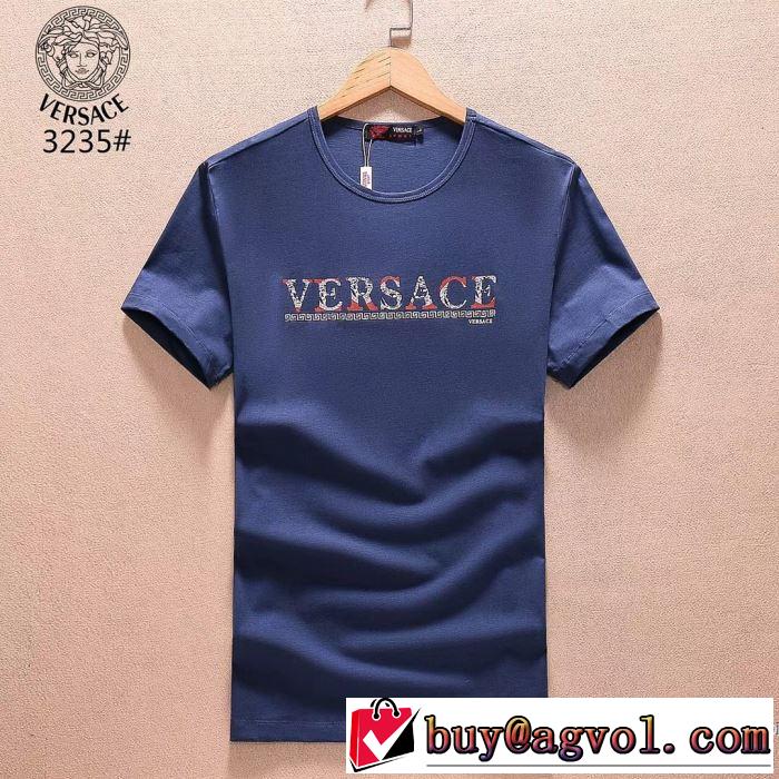 ヴェルサーチ VERSACE 3色可選 シンプル 2018春夏新作 半袖Tシャツ 履き心地