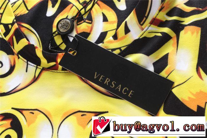乾きやすい 半袖Tシャツ 2018春夏新作 在庫を確保 ヴェルサーチ VERSACE
