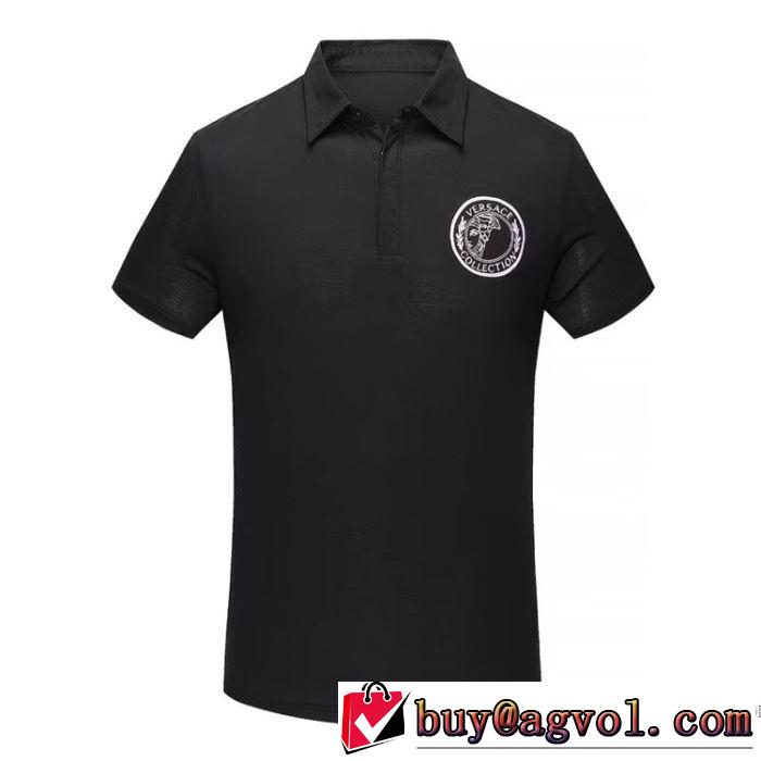  良好品 半袖Tシャツ 細身のシルエット 3色可選 2018春夏新作 ヴェルサーチ VERSACE