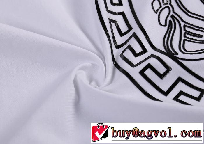 快適な着心地 半袖Tシャツ 2018春夏新作 ヴェルサーチ VERSACE 3色可選 格好良いアイテム
