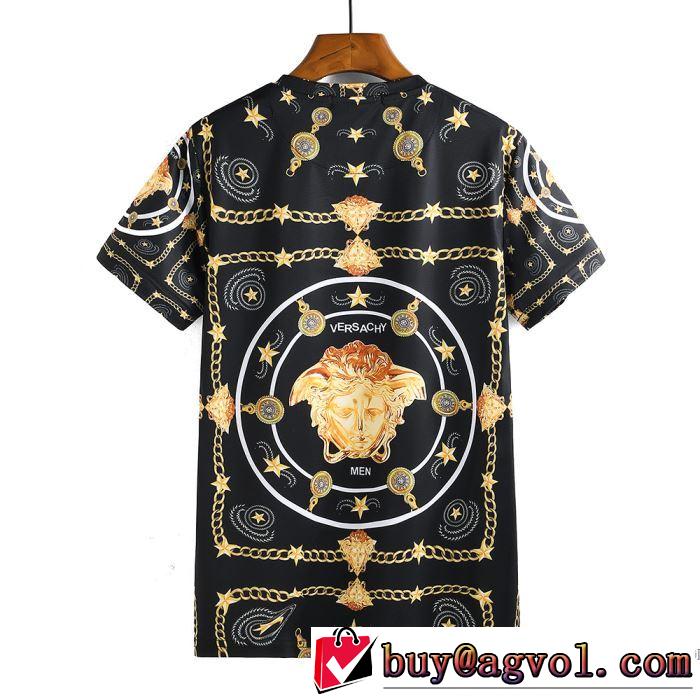 着回し度抜群 半袖Tシャツ 2018春夏新作 絶妙な新商品 ヴェルサーチ VERSACE