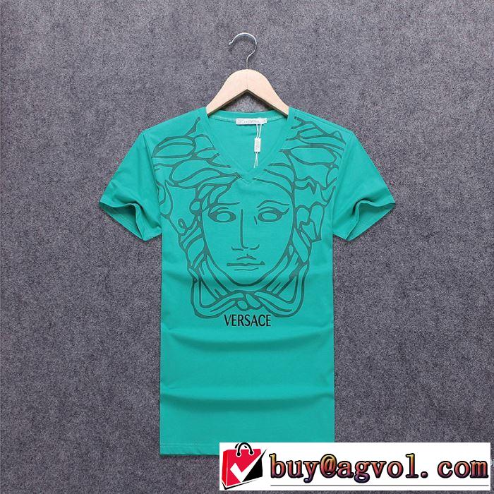 2018春夏新作 カジュアル ヴェルサーチ VERSACE 3色可選 半袖Tシャツ 最終数量限り！