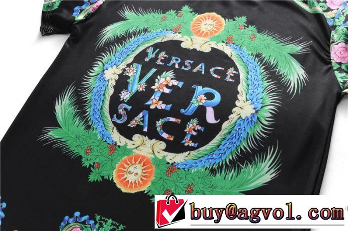 ラックスした雰囲気 ヴェルサーチ VERSACE 半袖Tシャツ 2018春夏新作 稀少*入手困難