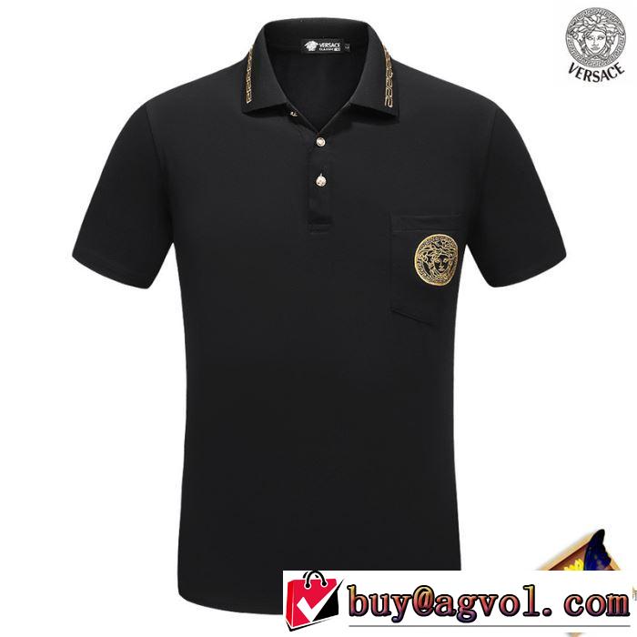 ヴェルサーチ VERSACE 2色可選 半袖Tシャツ 2018春夏新作 吸汗性に優れ 魅力をプラス