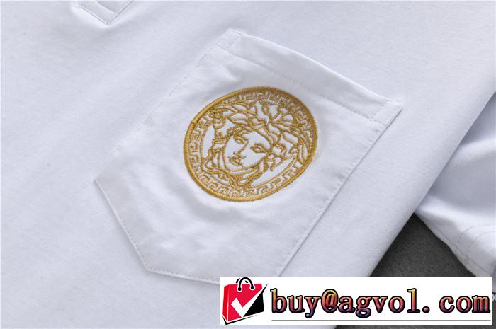 ヴェルサーチ VERSACE 2色可選 半袖Tシャツ 2018春夏新作 吸汗性に優れ 魅力をプラス