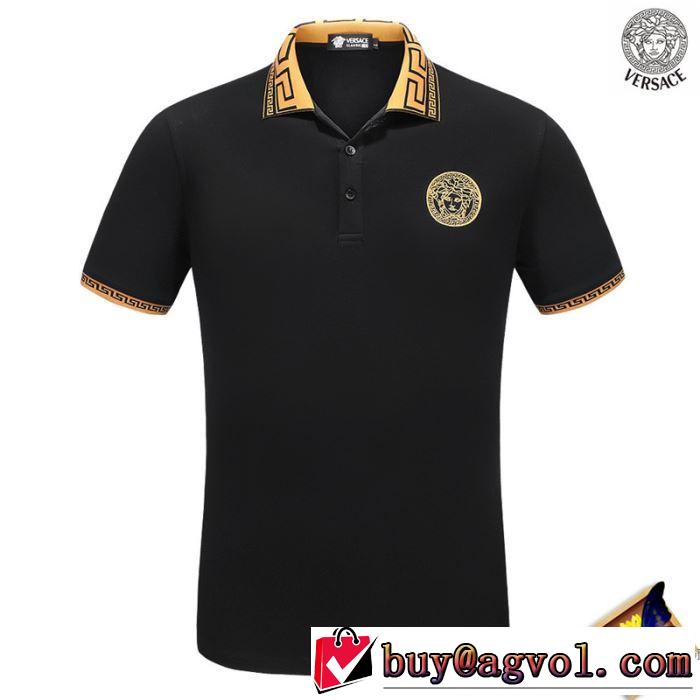 ドライ ヴェルサーチ VERSACE 2色可選 半袖Tシャツ ファッショニスタ愛用 2018春夏新作