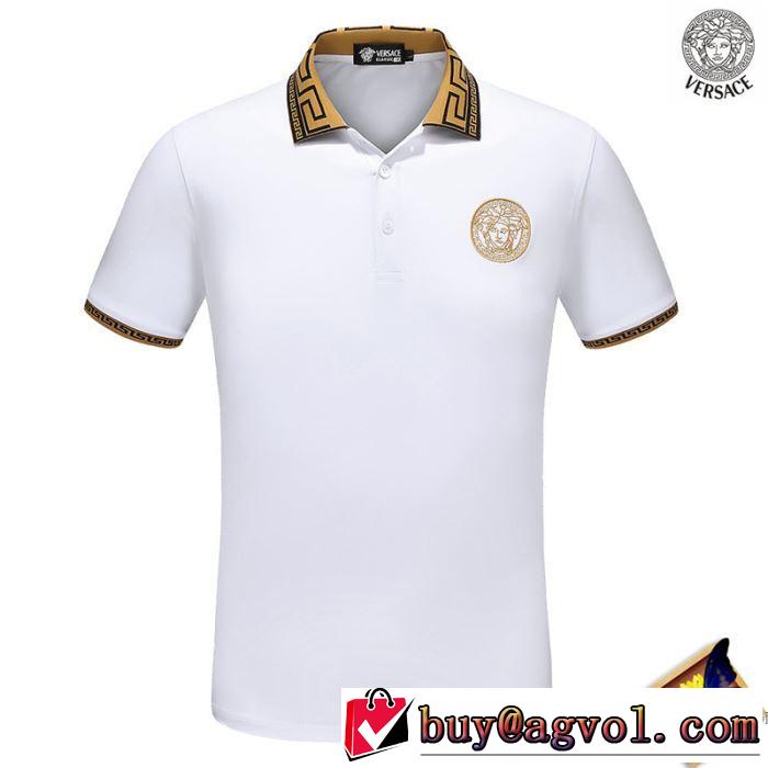 ドライ ヴェルサーチ VERSACE 2色可選 半袖Tシャツ ファッショニスタ愛用 2018春夏新作