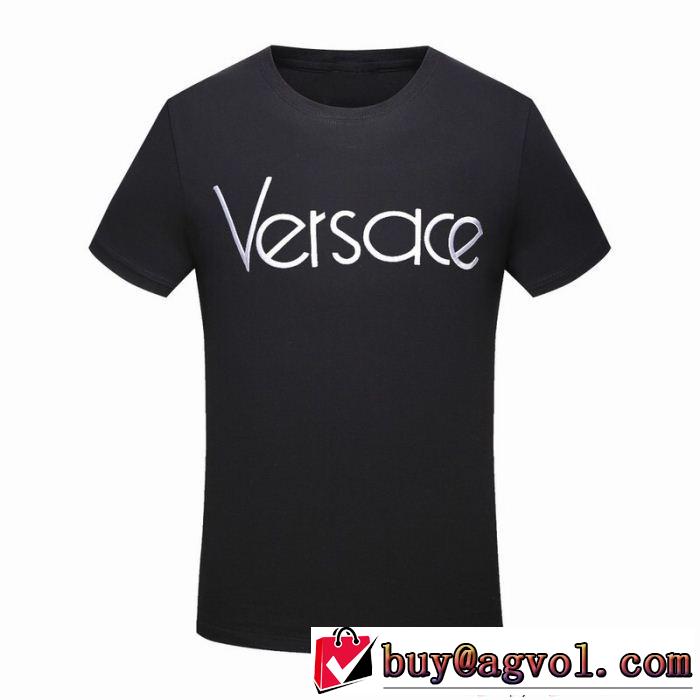 半袖Tシャツ 2色可選 2018最安値！ 人気デザインで欲しい ヴェルサーチ VERSACE