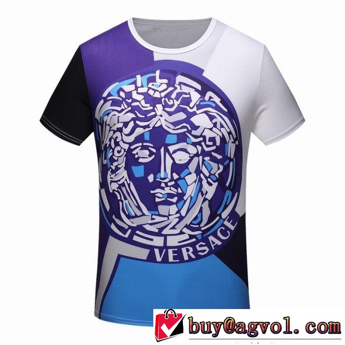  半袖Tシャツ 希少価値大 2018年人気満々のブランド ヴェルサーチ VERSACE